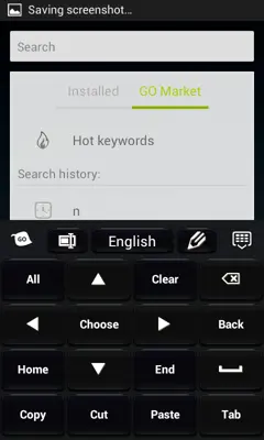 Black Style Keyboard android App screenshot 1