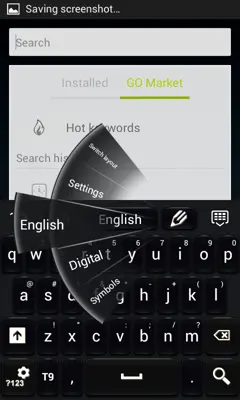 Black Style Keyboard android App screenshot 3